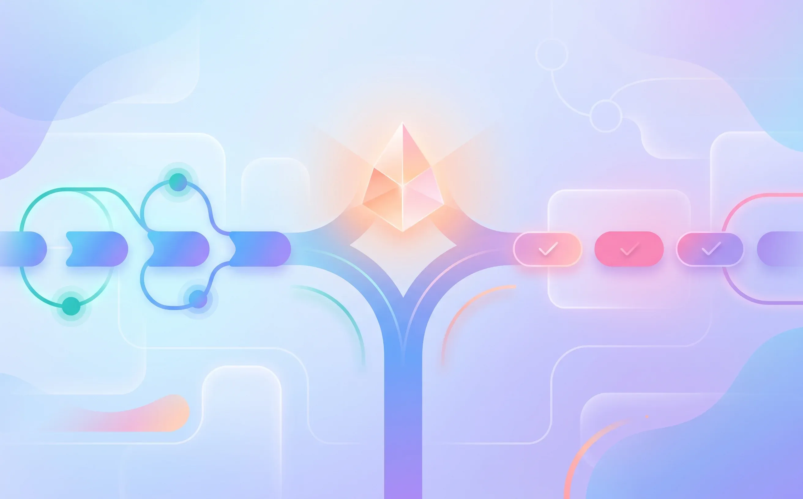 Abstract recruiting workflow splitting into automated, reviewed, and human-owned decisions